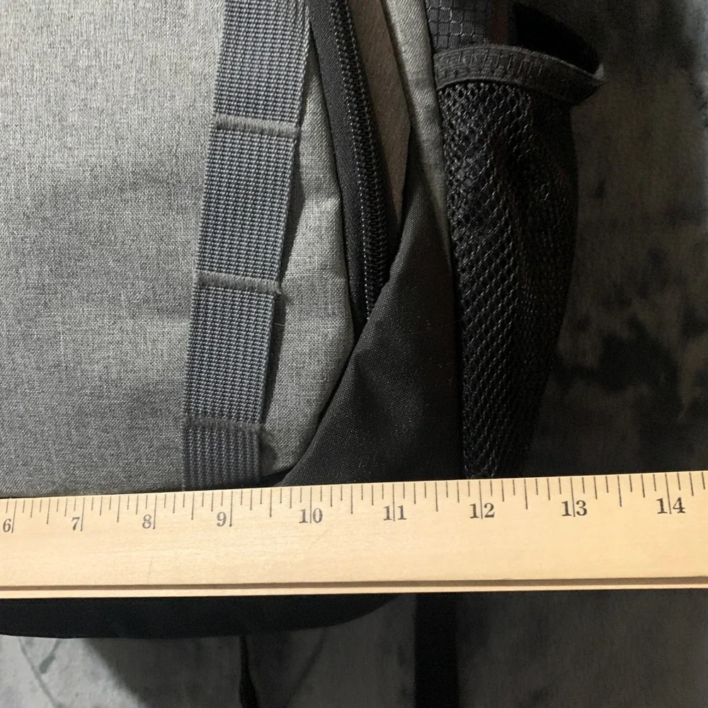 Champion Authentic Gray Black Ripstop Backpack School Travel Bag NWT